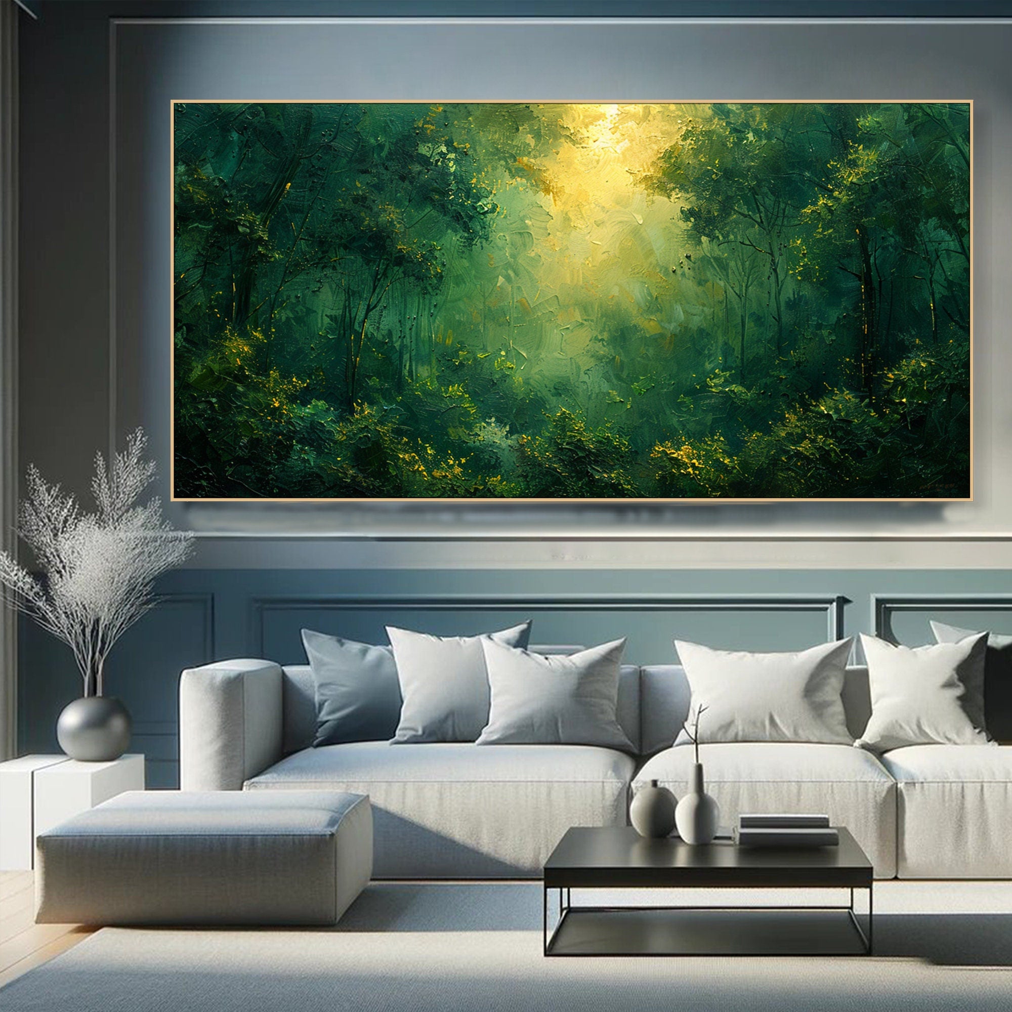 Forest Light, Natural Beauty Landscape Wall Painting #TP056