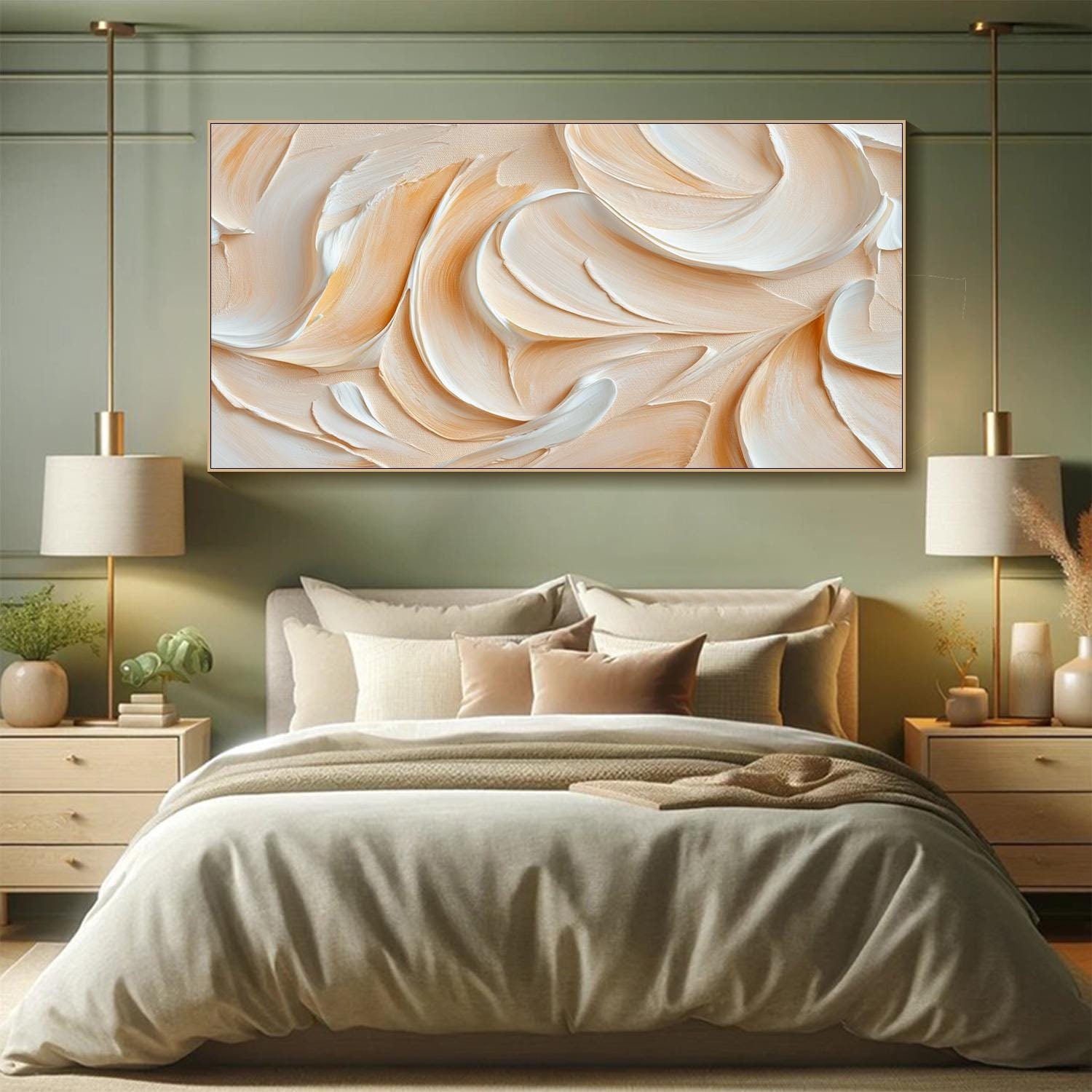 Sculptural Swirl Abstract,Textured Minimalist Dimensional Wall Art #MM265