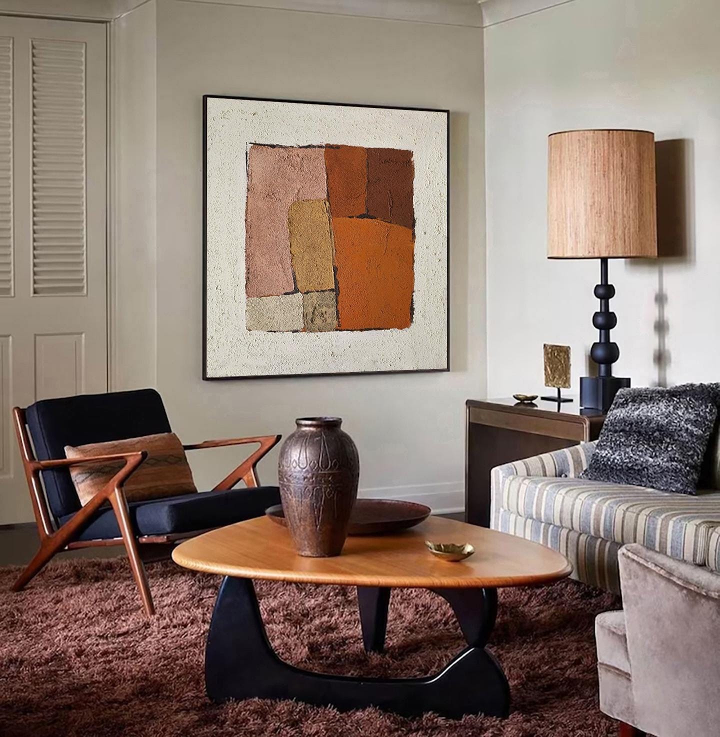 Large Abstract Earth Tones | KelorArt #AG 184