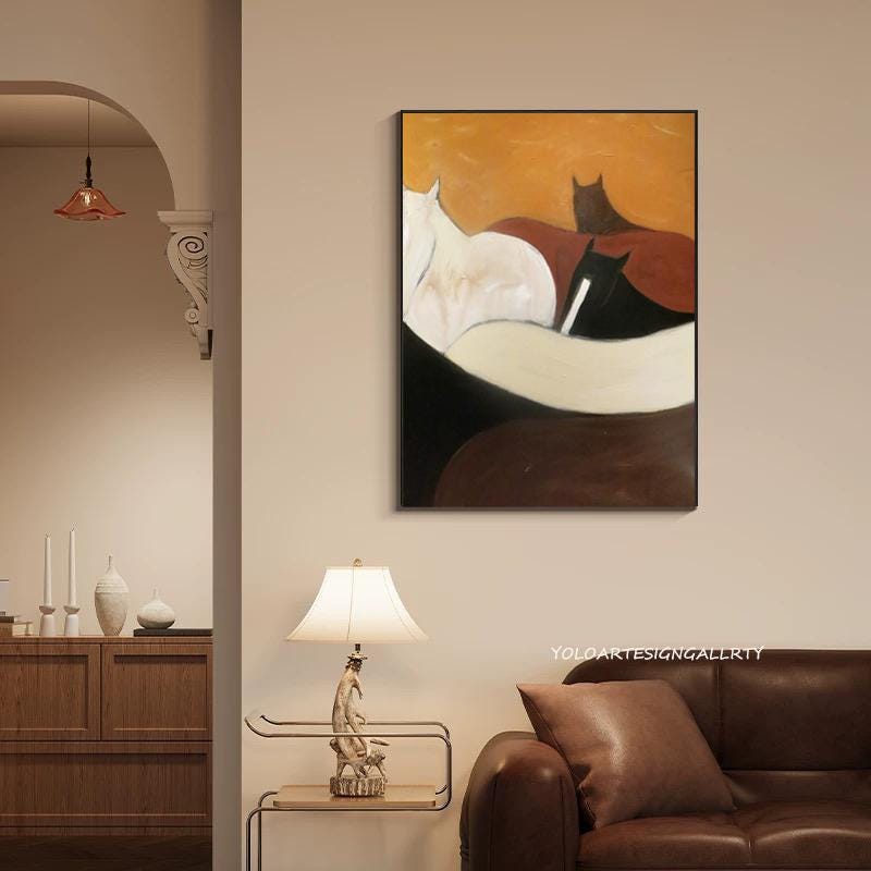 Large Abstract Horse Canvas | KelorArt #AG 175