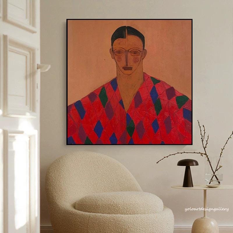 Large Expressionist Figure Art | KelorArt #AG 172
