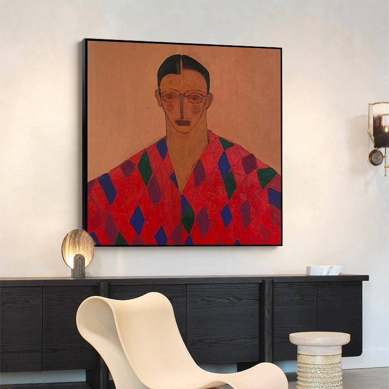 Large Expressionist Figure Art | KelorArt #AG 172