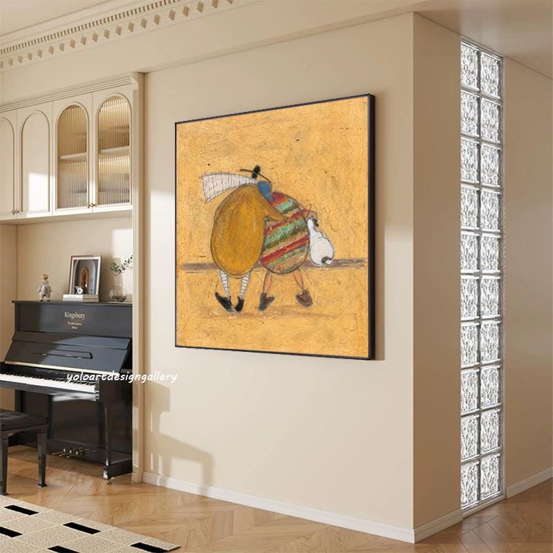 Abstract Large Figure Painting | KelorArt #AG 171