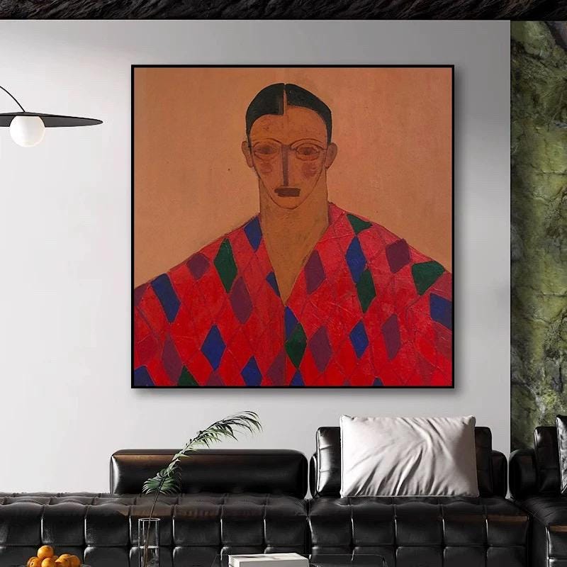 Large Expressionist Figure Art | KelorArt #AG 172