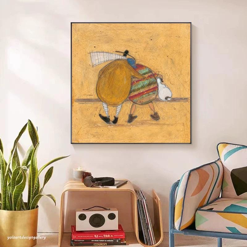Abstract Large Figure Painting | KelorArt #AG 171