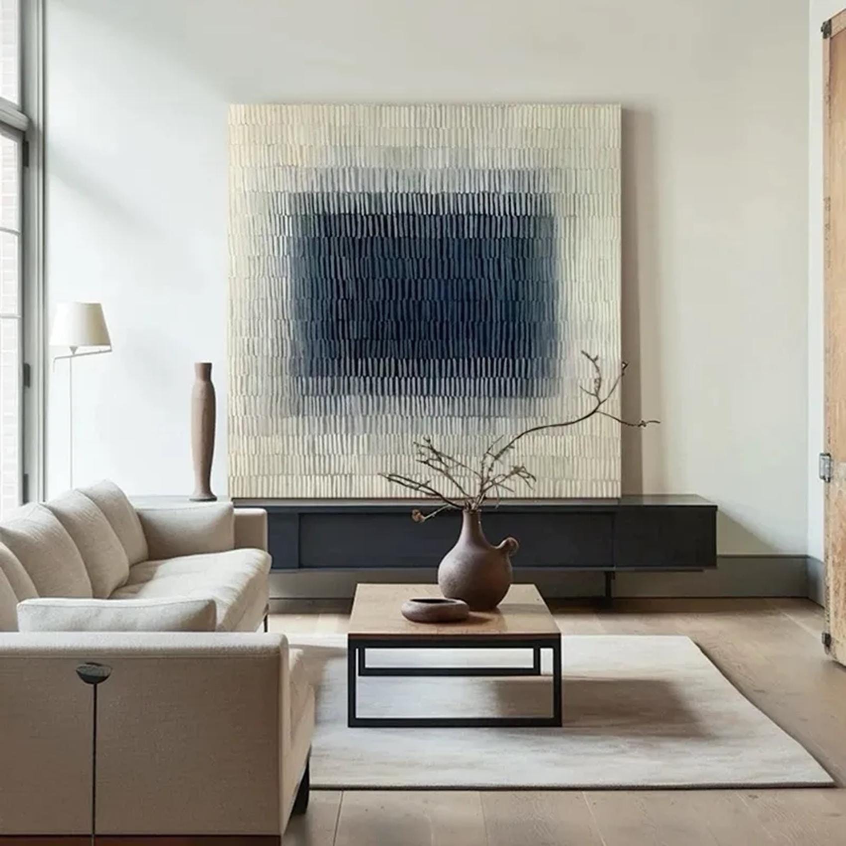 Large Minimalist Stripe Art | KelorArt #AG 188