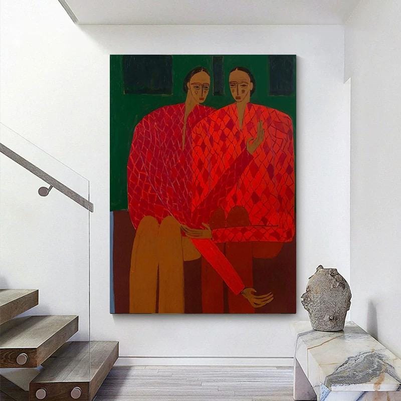 Abstract Large Figure Study Art | KelorArt #AG 181
