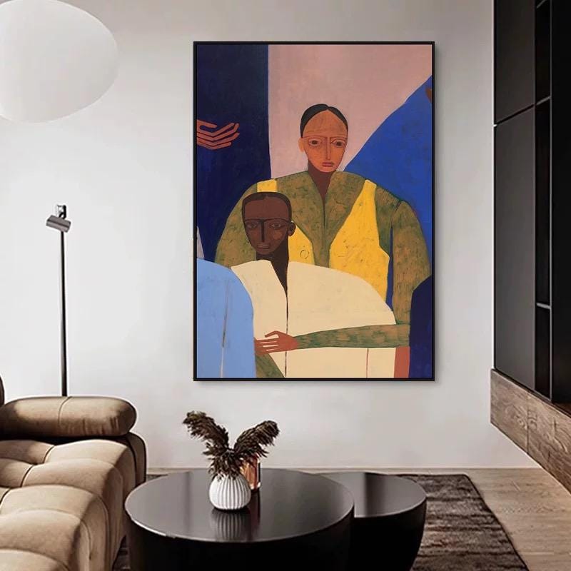 Large Modern Group Canvas | KelorArt #AG 177