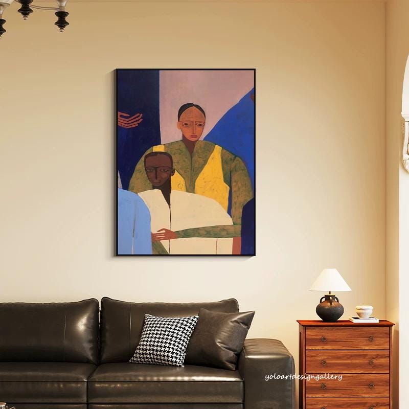 Large Modern Group Canvas | KelorArt #AG 177