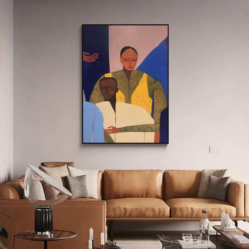 Large Modern Group Canvas | KelorArt #AG 177
