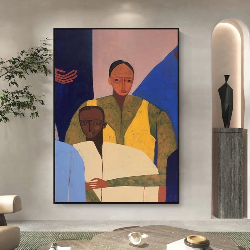 Large Modern Group Canvas | KelorArt #AG 177