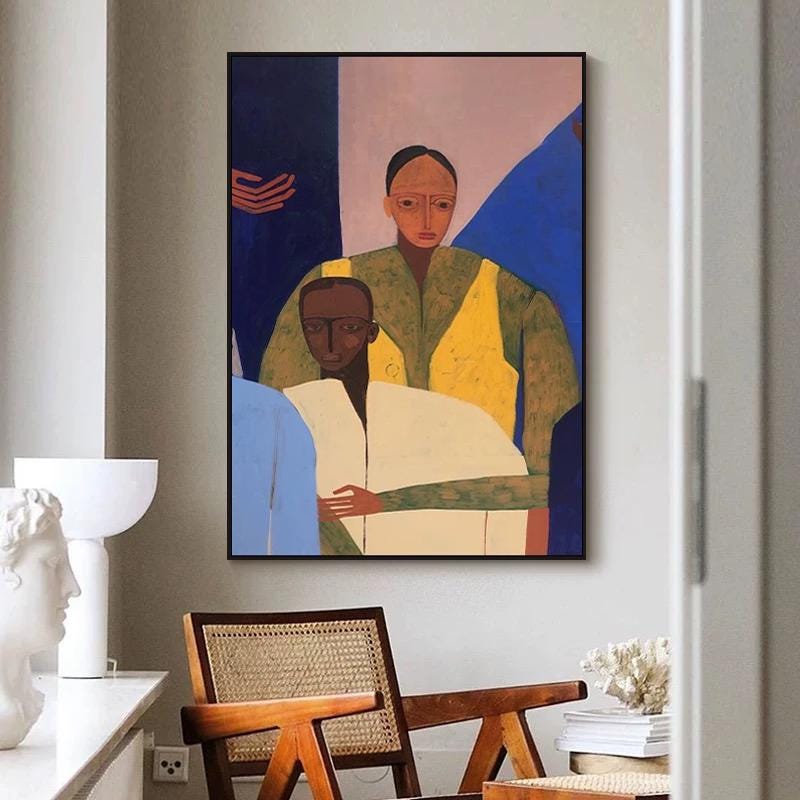 Large Modern Group Canvas | KelorArt #AG 177