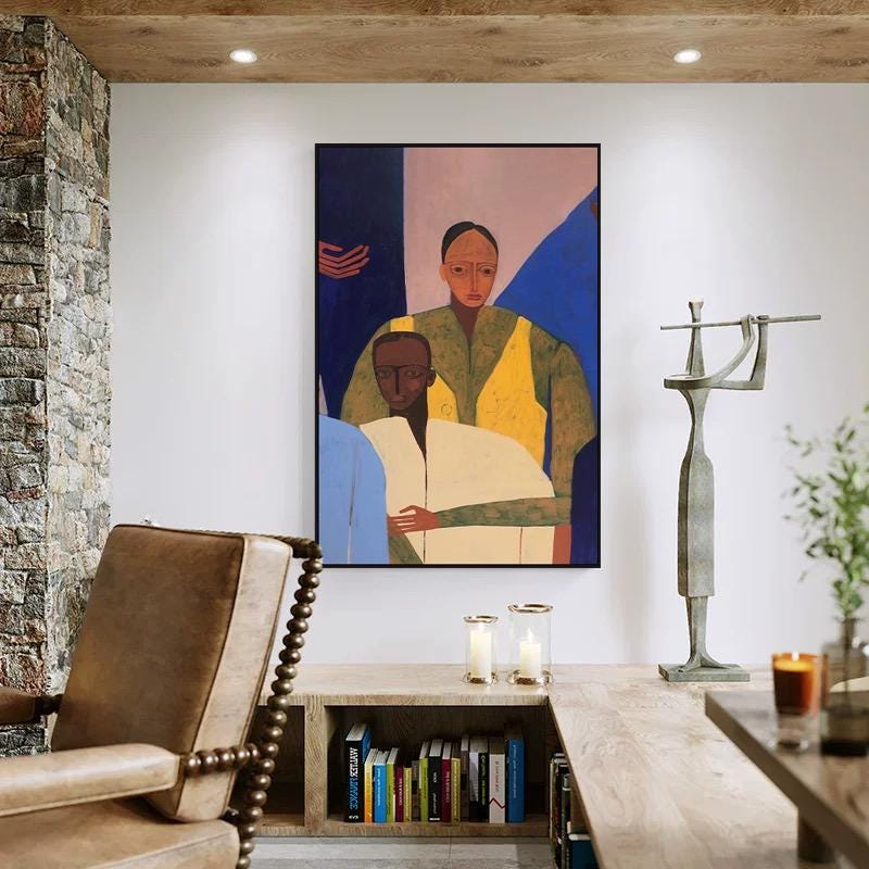 Large Modern Group Canvas | KelorArt #AG 177