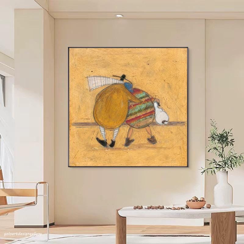 Abstract Large Figure Painting | KelorArt #AG 171