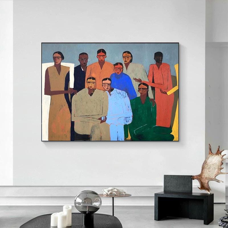Abstract Large Community Painting | KelorArt #AG 174