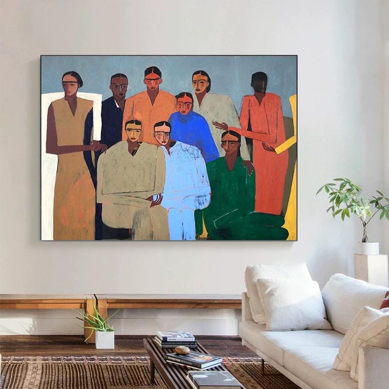 Abstract Large Community Painting | KelorArt #AG 174
