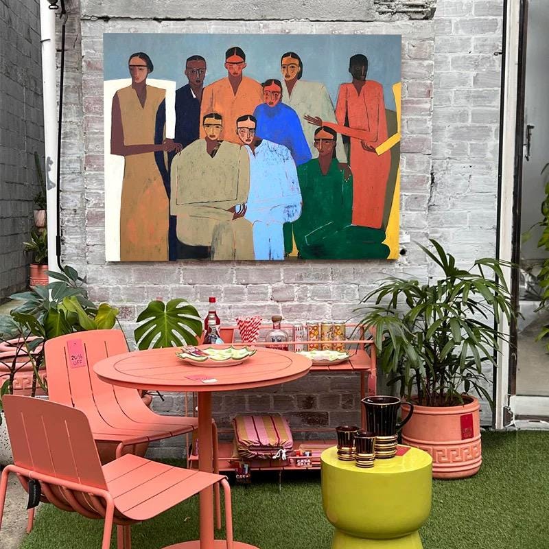 Abstract Large Community Painting | KelorArt #AG 174