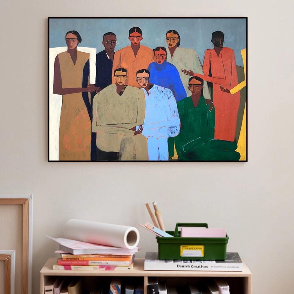 Abstract Large Community Painting | KelorArt #AG 174