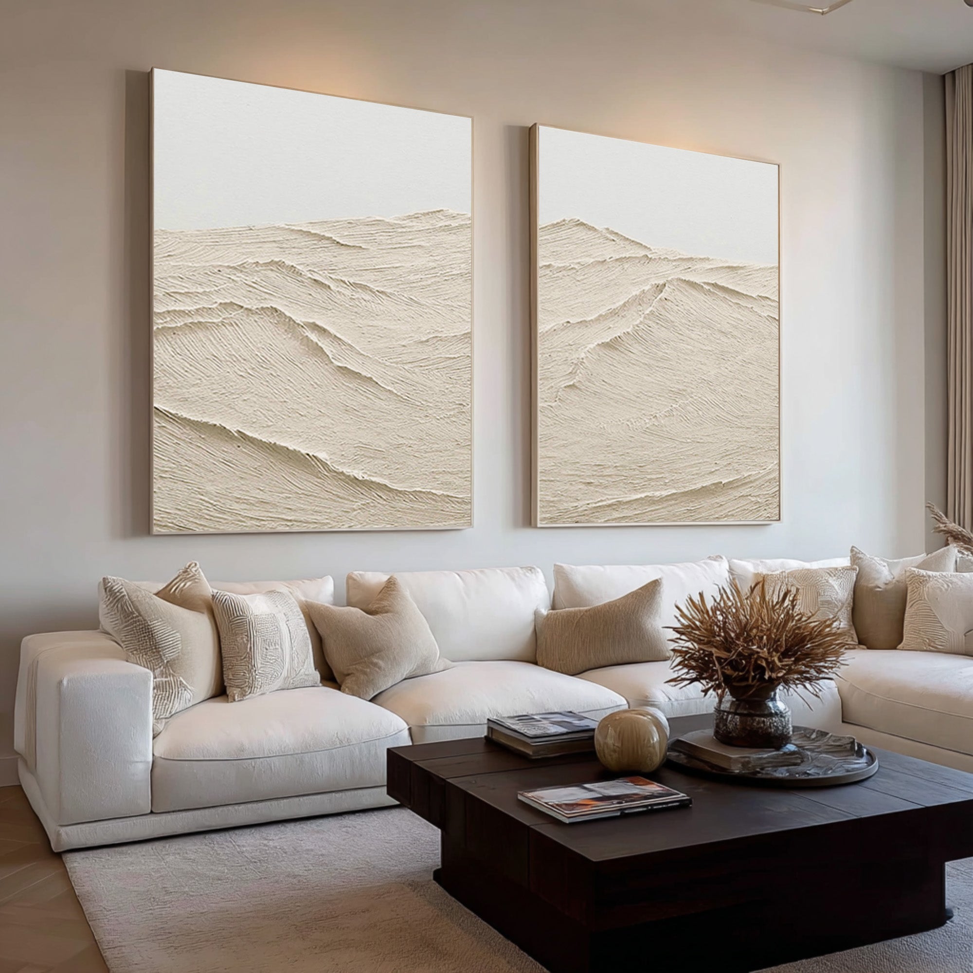 Large Scale Textured Abstract Wall Decor #AG 075