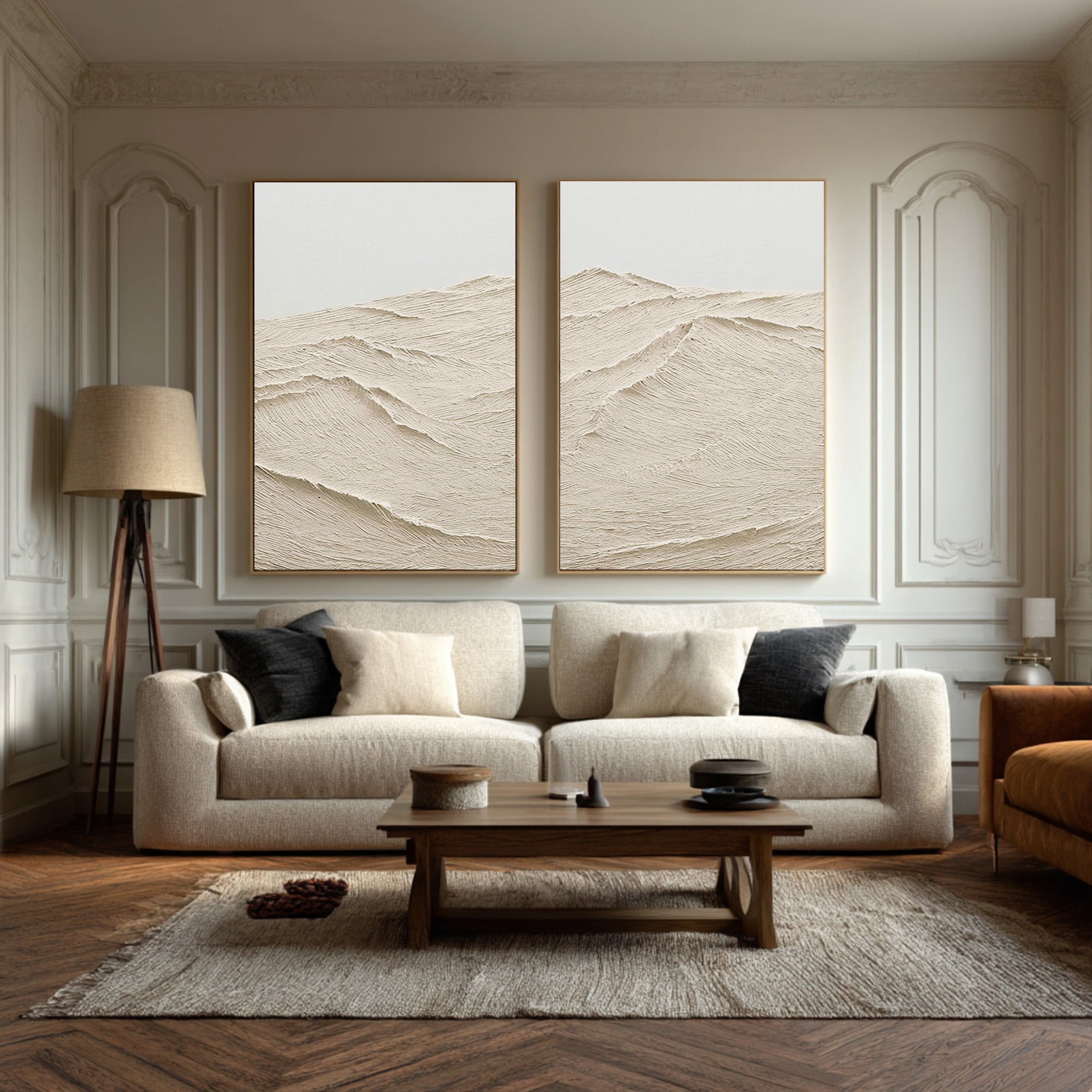 Large Scale Textured Abstract Wall Decor #AG 075