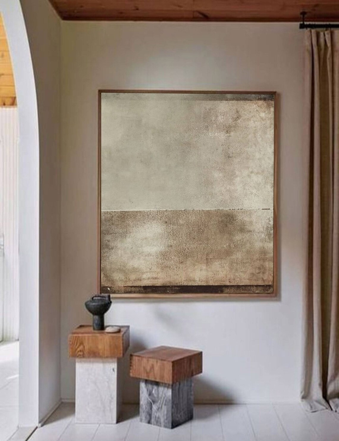 Balanced Abstract Textured Geometric Minimalist Wall Decor #MM251