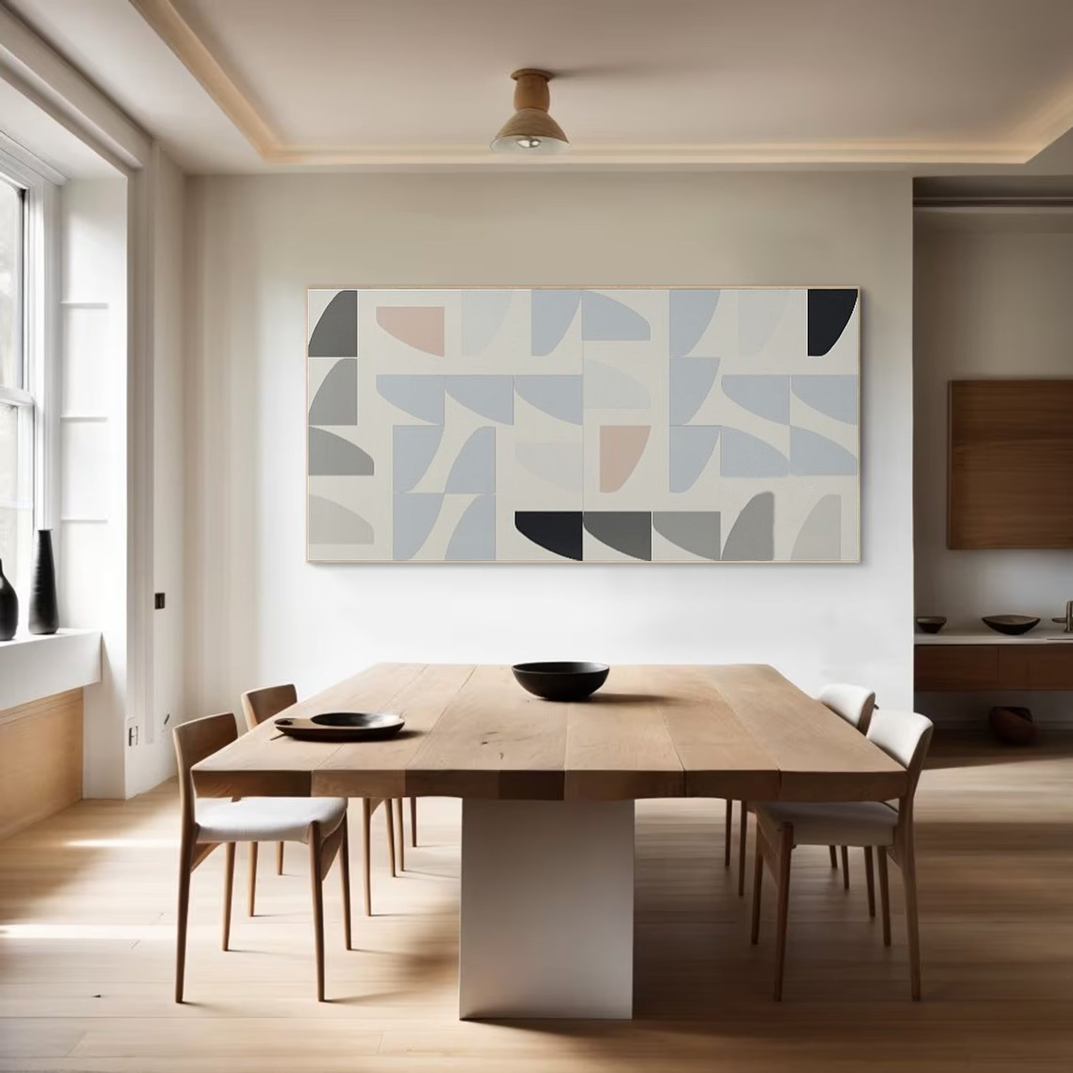 Modern Abstract Painting Chic Geometric Patterns #MC006