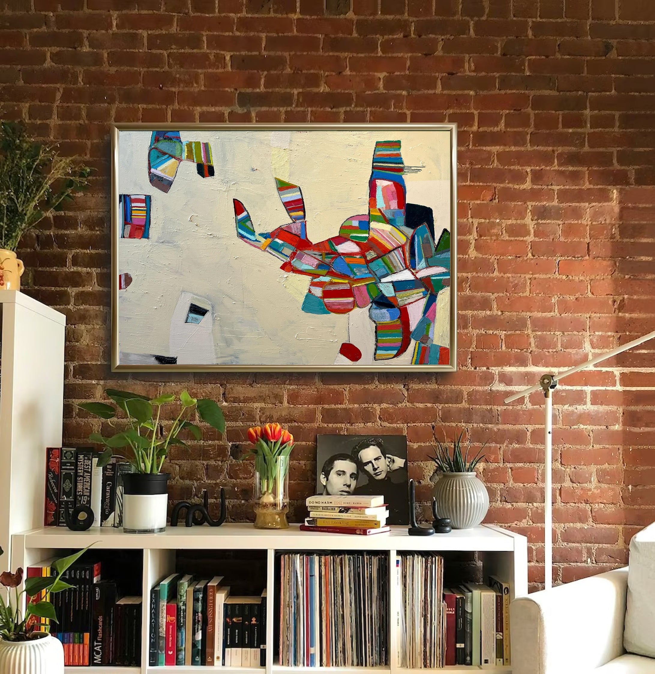 Vivid Mid Century Wall Art for Creative Spaces #MC001